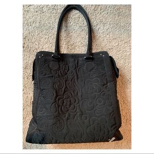 Vera Bradley Black Tote Work Bag